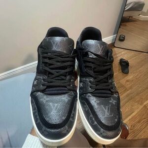 Louis Vuitton Black and White Men's Sneakers